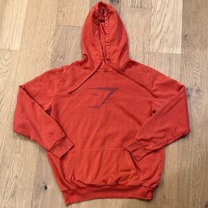 Gymshark Mens Large Orange Hoodie